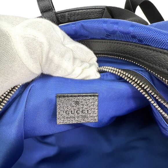 Gucci Off the Grid Medium Backpack Blue - Picture 7 of 14